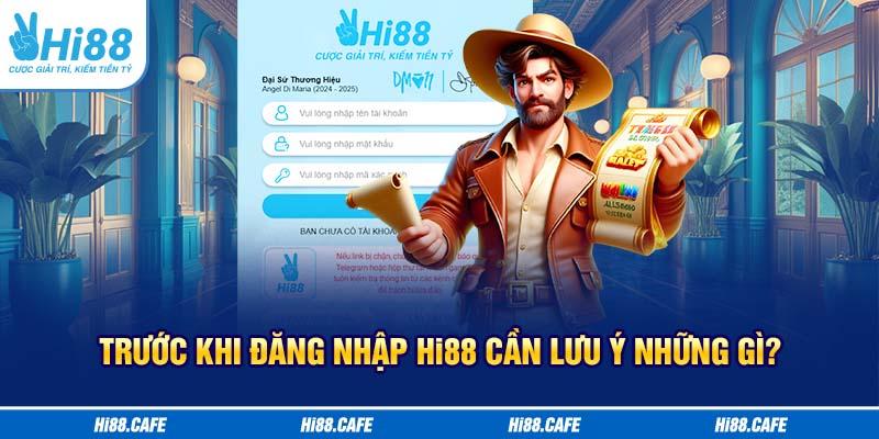 Trước khi đăng nhập Hi88 cần lưu ý những gì?