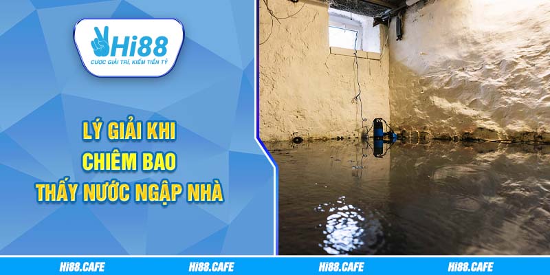 Lý giải khi chiêm bao thấy nước ngập nhà